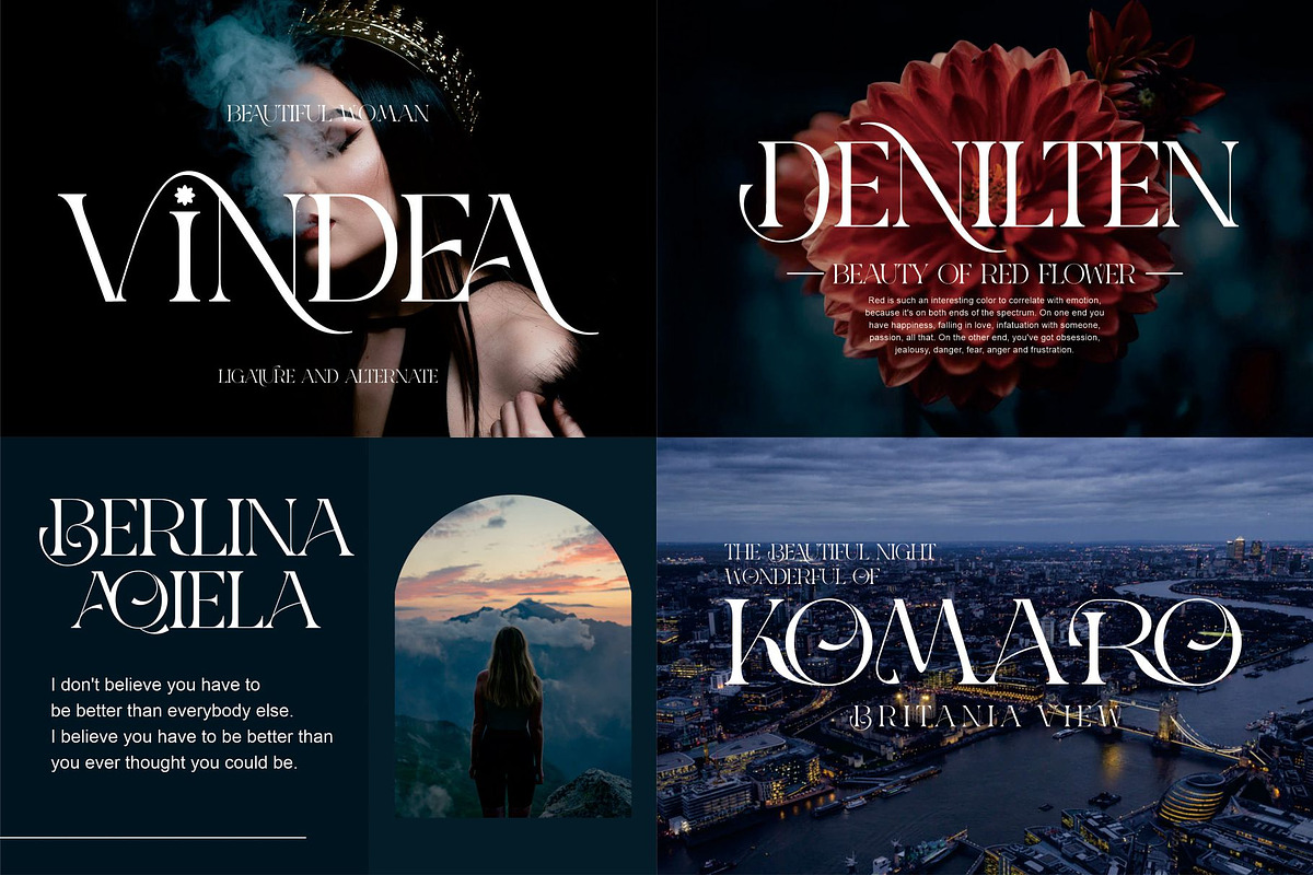 MODERN FONT BUNDLE, a Serif Font by Alfinart (Photo 3 of 15)
