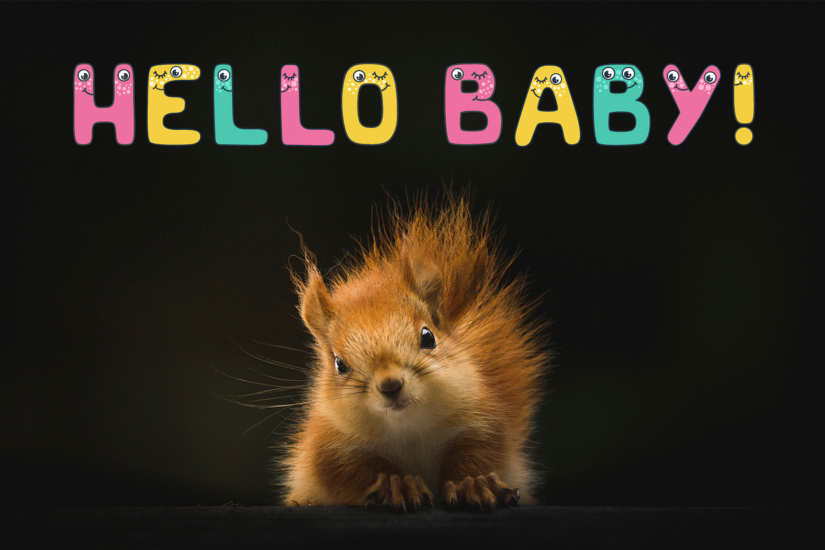 Funny Font, a Symbol Font by Maya Ivart (Photo 9 of 11)
