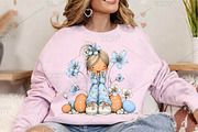 Whimsical Easter Girl Clipart Bundle, an Illustration by Canvas Craft (Thumbnail 6 of 7)