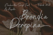 Brondia Derepina - Script Font