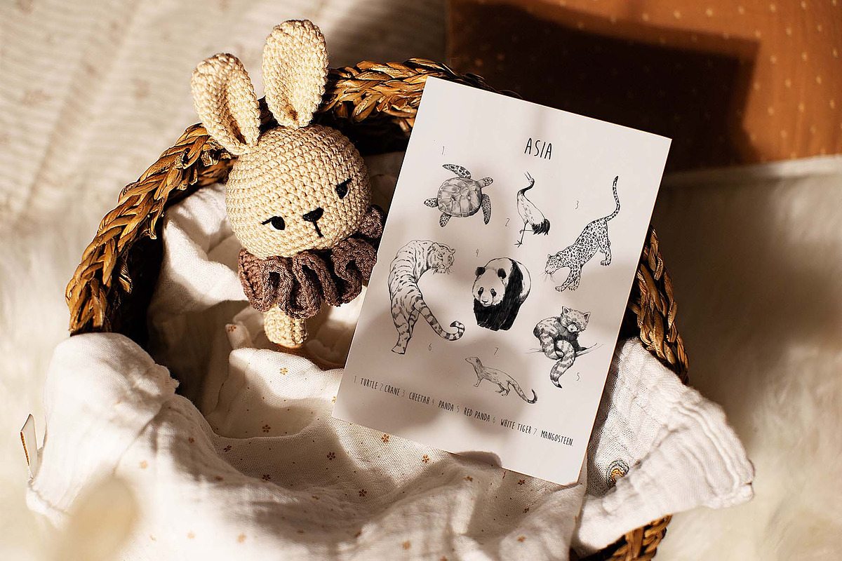 Animal World Map Creator, an Animal Illustration by Natalia Tugova (Photo 5 of 17)