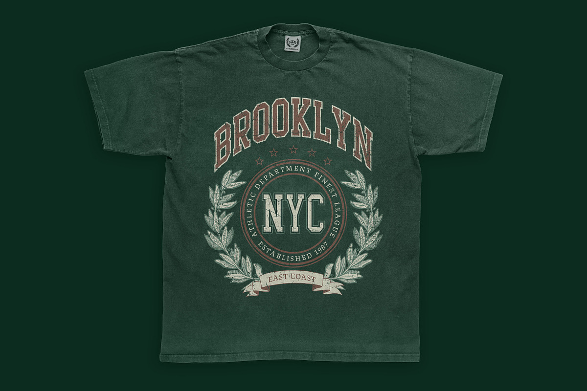 VARSITY Tee | Clothing Production, an Object Graphic by LXXXV | DSGN for Apparel (Photo 1 of 2)