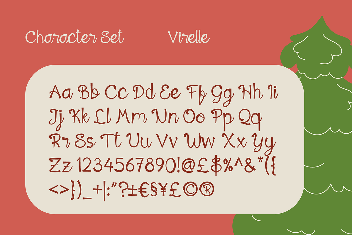 Virelle – A Casual Script Font, a Script Font by Huge Dream Studio (Photo 3 of 8)