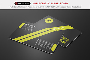 2 In 1 Classic Business Card V08