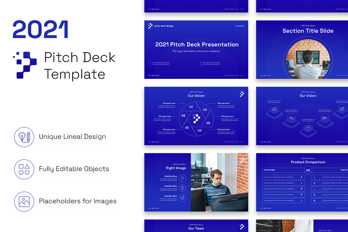 Pitch Deck Google Slides, a Presentation Template by 33slides (Photo 1 of 5)