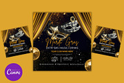 Mardi Gras Party Flyer Template, a Social Media Template by Mishek Munene (Thumbnail 3 of 4)