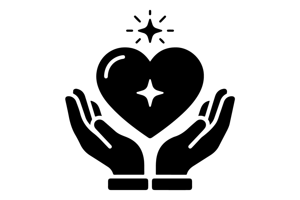 Flower Love Heart Silhouette, an Object Graphic by Gfx_Store (Photo 10 of 15)