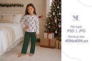 Christmas Pajama Clothing Mockup, a Shirt Mockup by Mie Mockup Studio (Thumbnail 5 of 7)