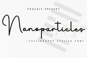 Nanoparticles, a Handwritten Font by InermediaSTUDIO (Thumbnail 1 of 8)