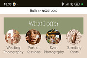 Photographer - Wix Studio Template, a Wix Template by Kitteeh (Thumbnail 11 of 12)