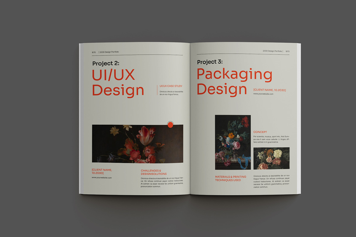 Elegant Designer Portfolio preview 6
