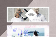 Marble Facebook Cover Pack, a Social Media Template by Crevo Studio (Thumbnail 10 of 16)