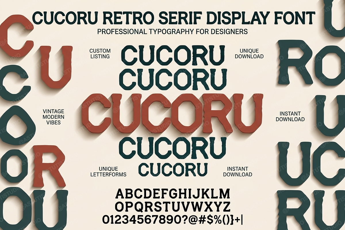 Cucoru | Modern Luxury Serif Typefac, a Serif Font by Astuti Studio (Photo 5 of 24)