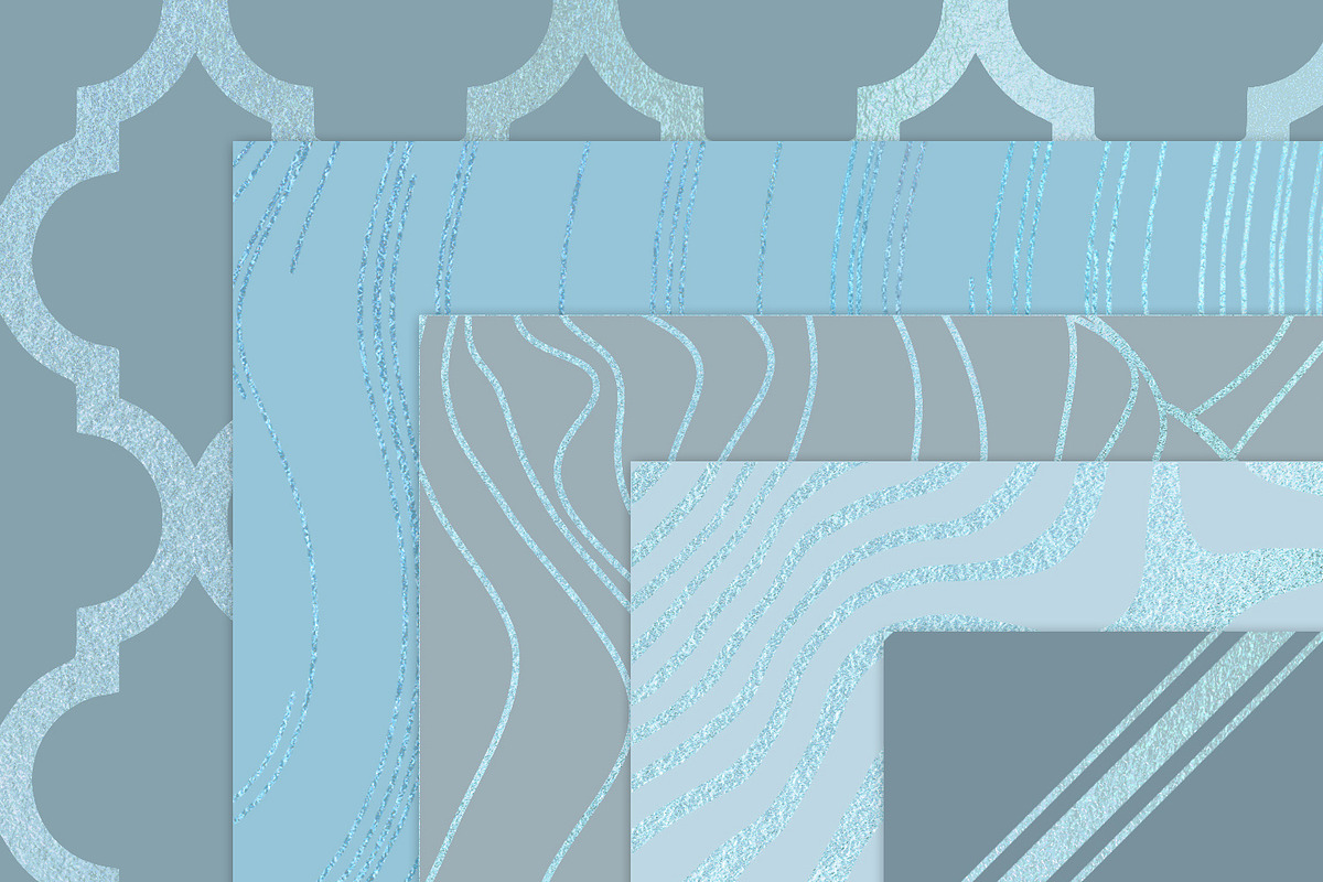 10 Light Blue Chic Digital Papers, a Background Graphic by Kseniya-Omega (Photo 3 of 5)