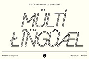 CS Clingan Pixel, a Sans Serif Font by Craft Supply Co. (Thumbnail 7 of 8)