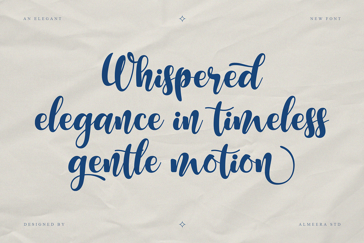 Shadenz - Script Display Font, a Script Font by Almeera Std (Photo 2 of 10)