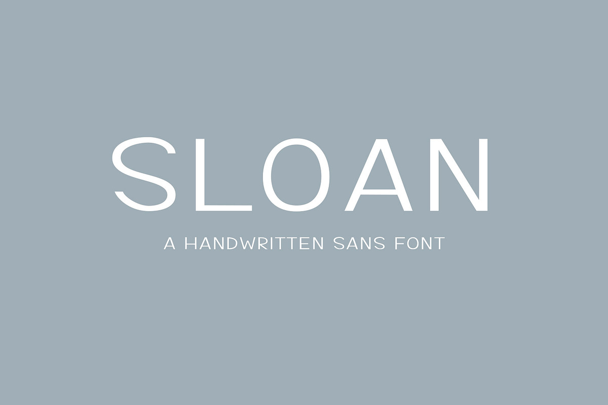 Sloan-5 fonts included