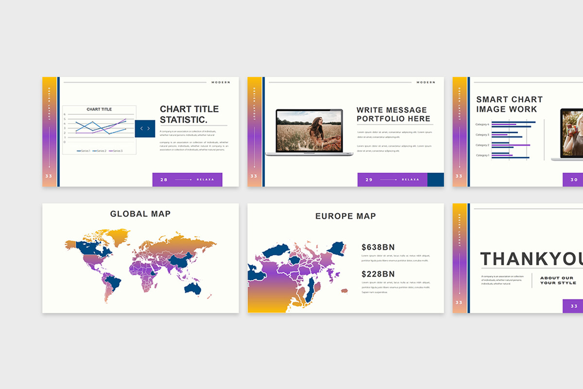 Relaxa Presentation Template, a Presentation Template by Analogous Temp (Photo 5 of 5)