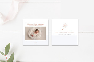 3x3 Newborn Mini Photo Album PSD