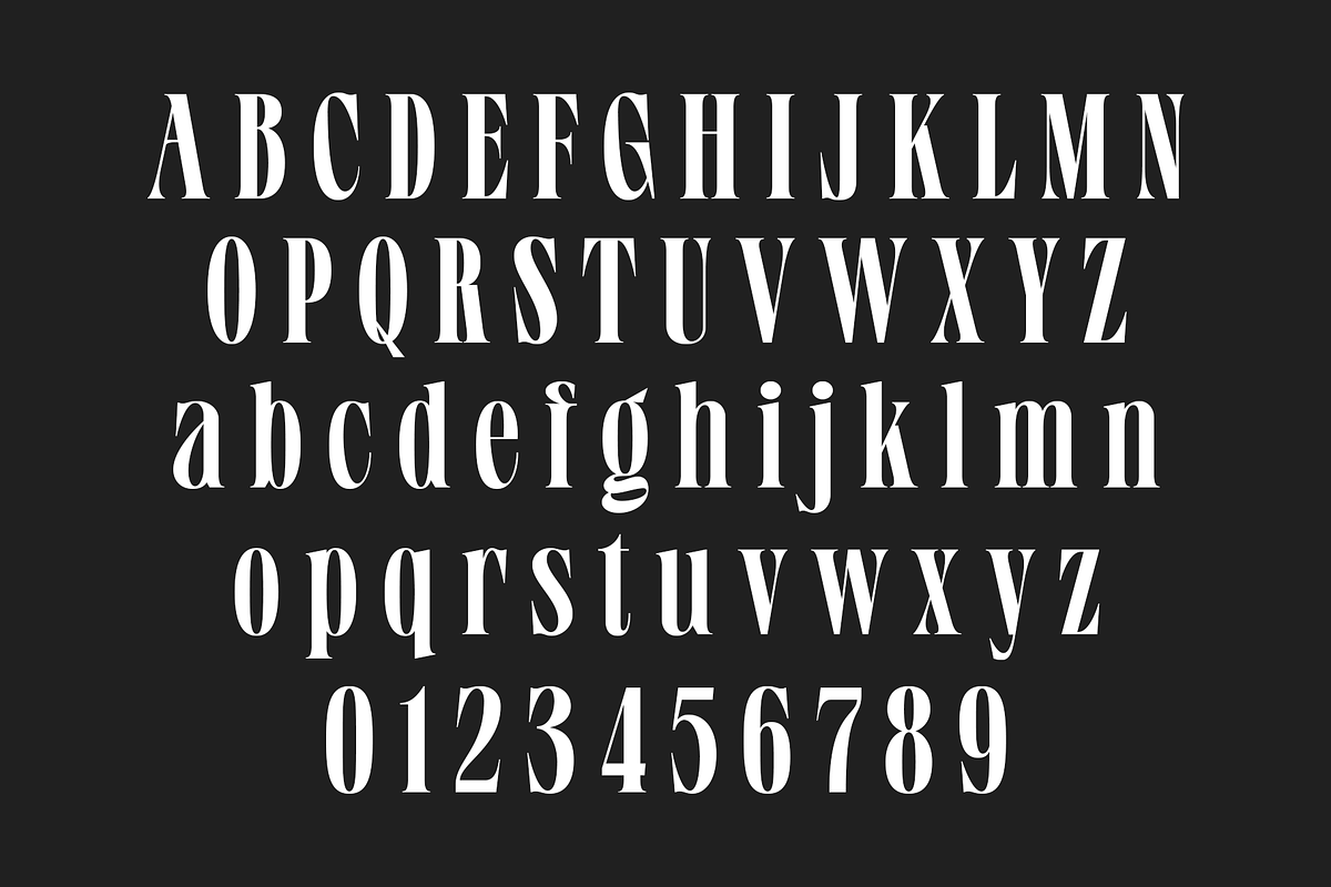 Roadminer - Condensed Serif Typeface, a Serif Font by Mbonster Design Studio (Photo 16 of 17)
