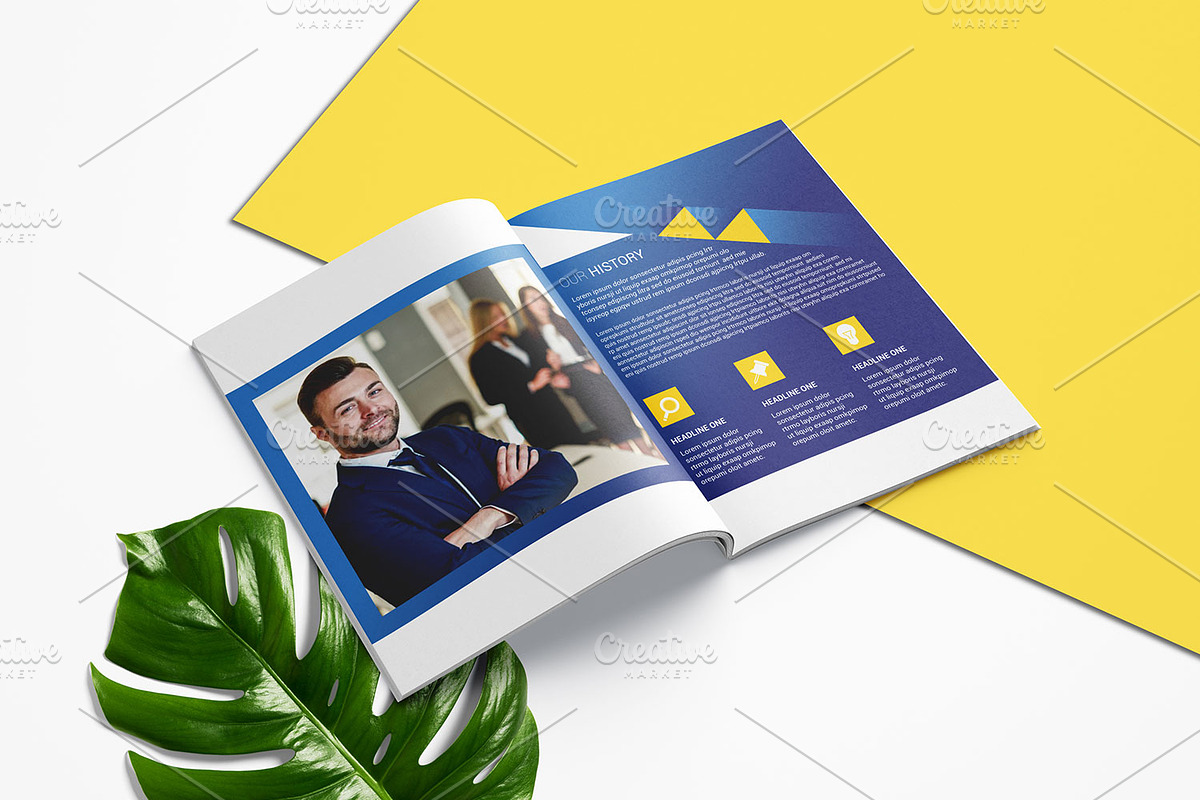 Company Profile Brochure - V06, a Brochure Template by Template Shop (Photo 4 of 9)