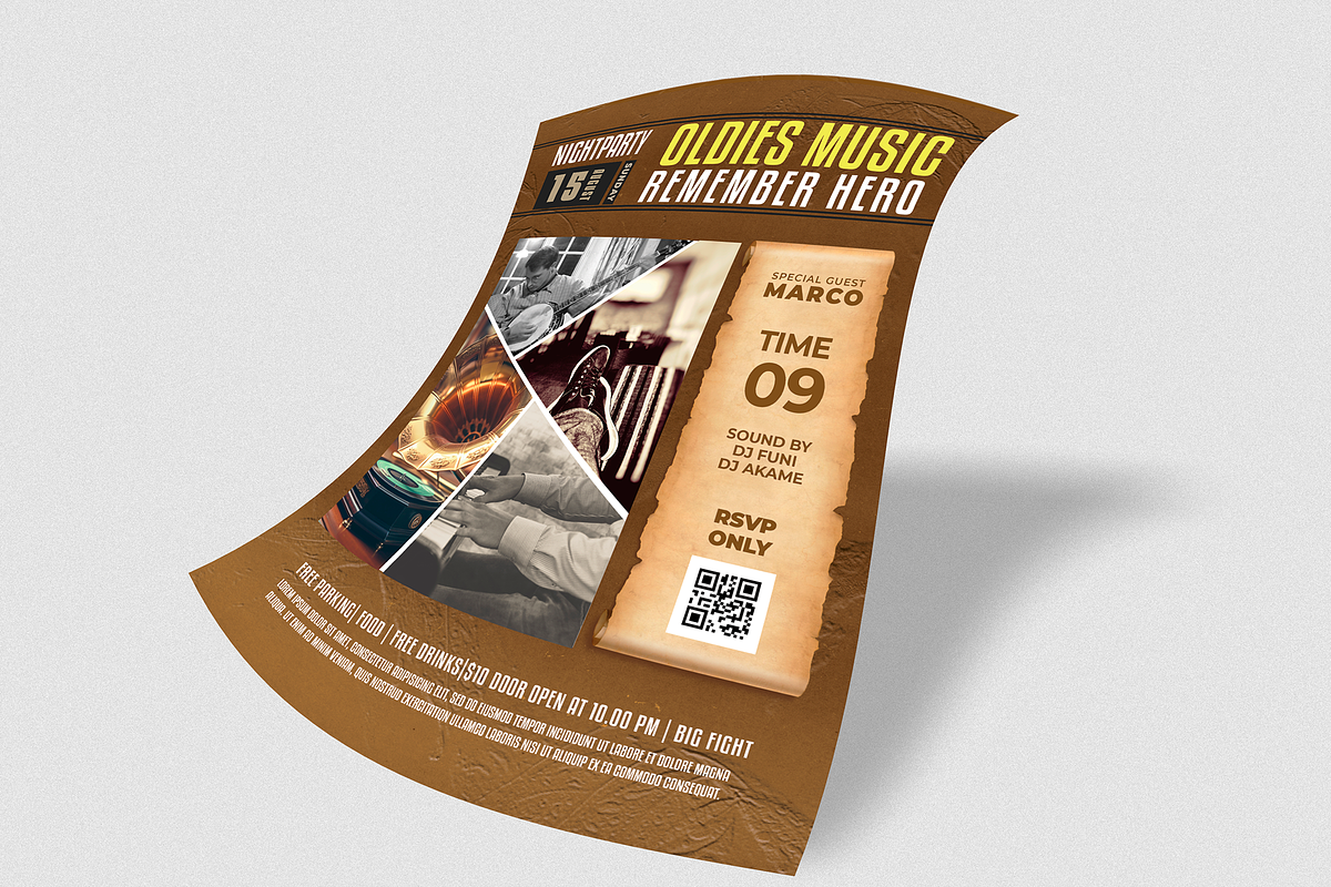Music Party Flyer, a Flyer Template by Creativpixl (Photo 4 of 6)