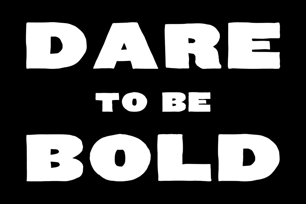 Daring | A Bold Font preview 6