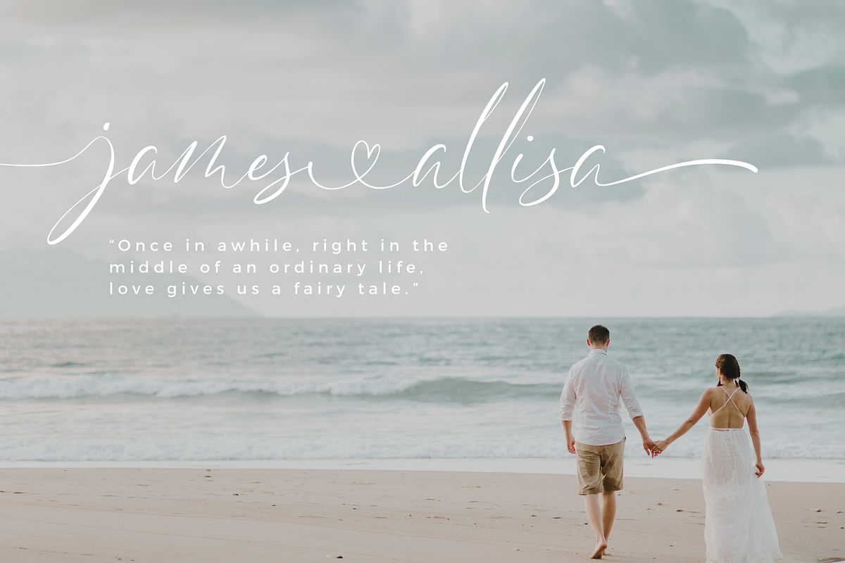 Mitta Githa - A Lovely Script Font, a Script Font by Ainun Jinan (Photo 6 of 11)