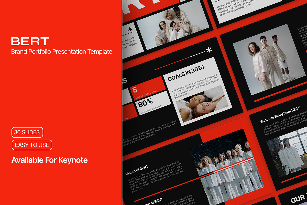 BERT - Keynote Template, a Presentation Template by casanovastudio (Photo 1 of 6)