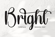 Bright | Script Font, a Handwritten Font by Scratchones (Thumbnail 1 of 9)