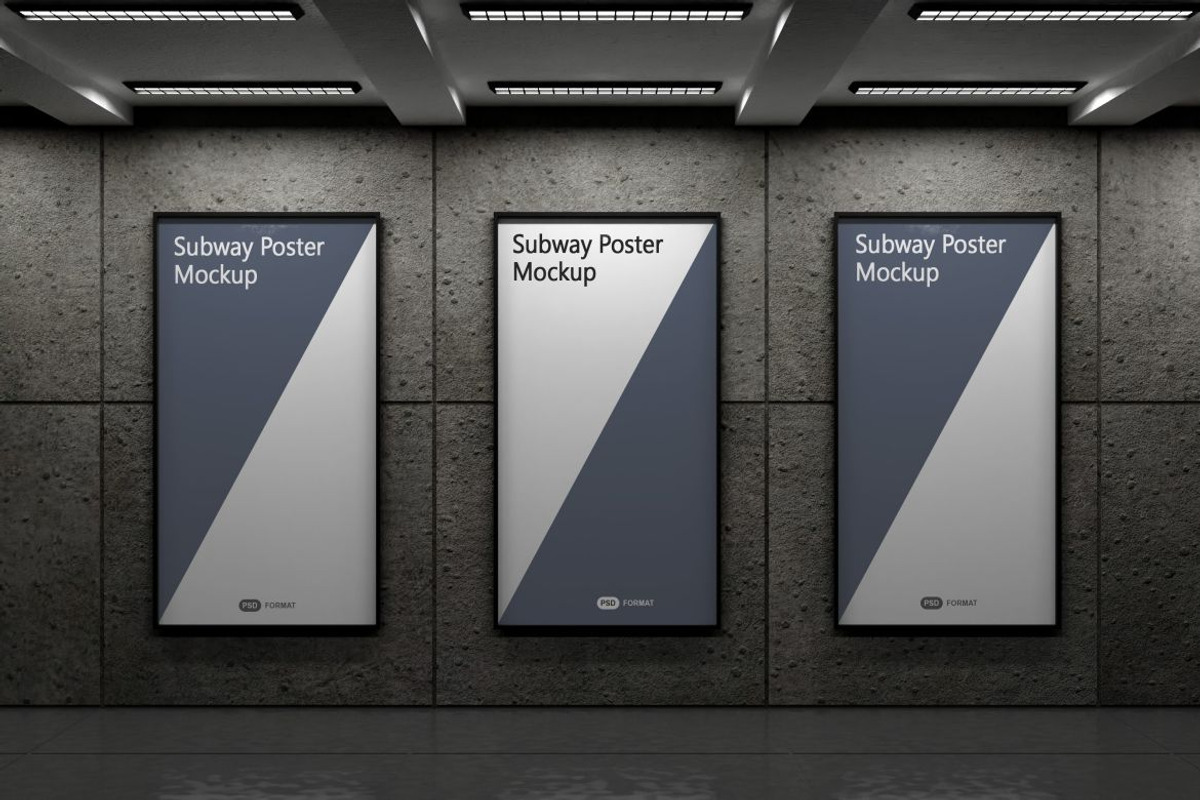 Poster Mockups, a Mockup by Kenrichi (Photo 4 of 4)