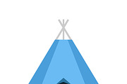 Hiking and Camping Tents Vector Set, an Illustration by Alex Krugli (Thumbnail 2 of 13)