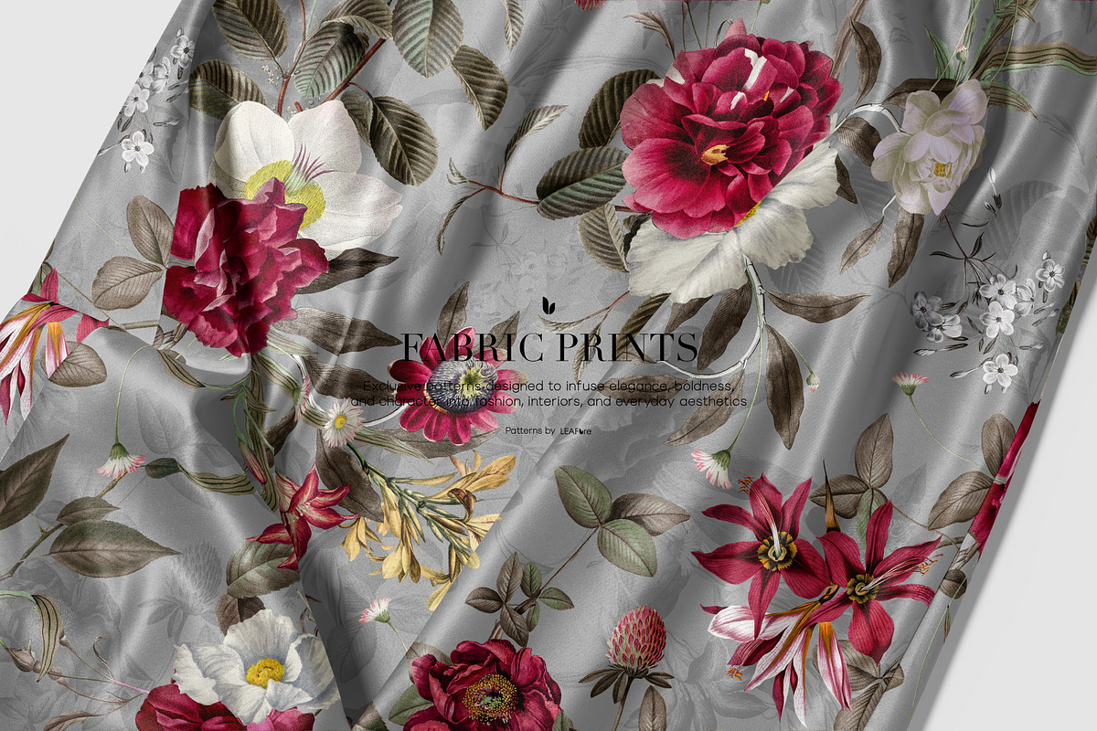 Seamless Floral Patterns And Motifs, a Pattern Graphic by LEAFure (Photo 6 of 10)