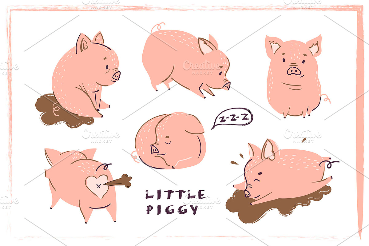 Little Piggy, an Animal Illustration by Twisted Tail (Photo 5 of 5)