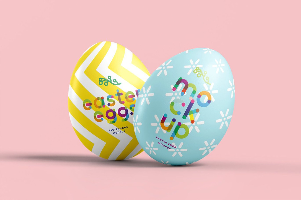Easter Eggs Mock-up, a Product Mockup by Se٧enStudio (Photo 9 of 11)