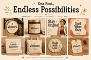 Whimora – Playful Display Font, a Script Font by Wow Magic (Thumbnail 2 of 5)