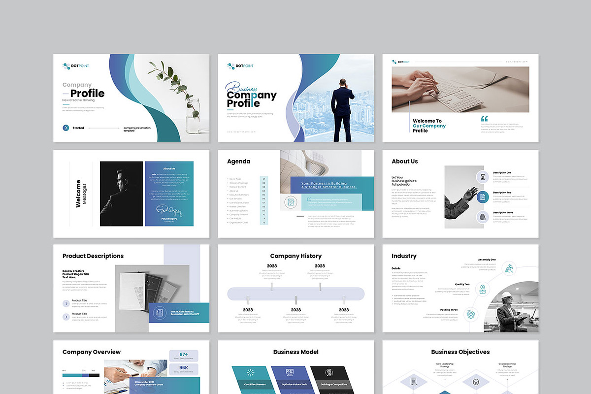 Company Profile Presentation, a Presentation Template by GenerousArt (Photo 7 of 8)