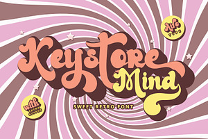 Keystore Mind - Retro Font Script