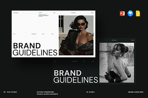 Brand Guidelines Presentation, a Presentation Template by Alvi-Studio