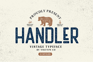 HANDLER - VINTAGE SANS SERIF