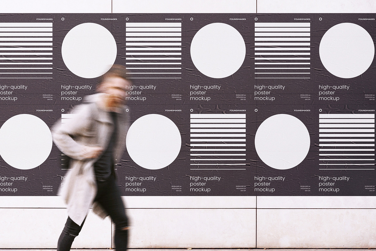 Urban Poster Mockup Template Bundle, an Advertising Mockup by FoundImages (Photo 12 of 52)