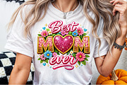 Best Mom Ever Mothers Day Glitter PN, an Illustration by Sublimation Artist (Thumbnail 6 of 9)