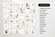 White & Gold Social Media Bundle Kit, a Social Media Template by DigiPax (Thumbnail 3 of 10)