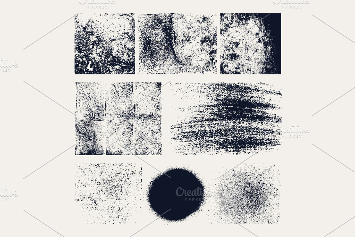 Set of grunge textures., a Texture Graphic by PoPaShop (Photo 3 of 3)