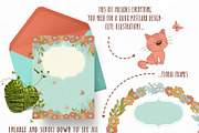 SPRING GARDEN Vector Illustration, a Decorative Illustration by FARAWAYKINGDOM (Thumbnail 4 of 10)