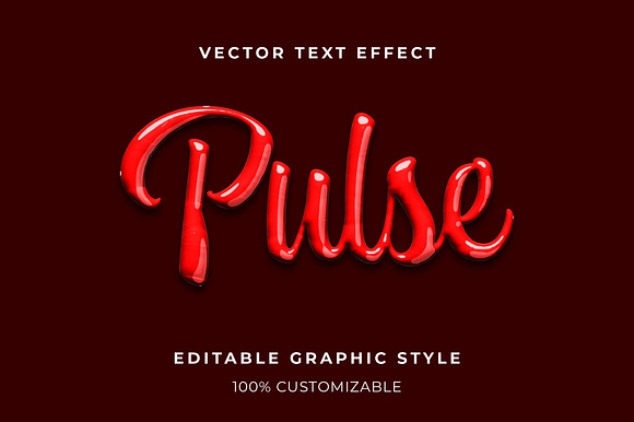 Glossy Liquid Script Text Effect preview 3
