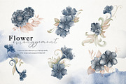 Nautical Floral & Mandala Watercolor, a Decorative Illustration by Papatongartist (Thumbnail 3 of 11)