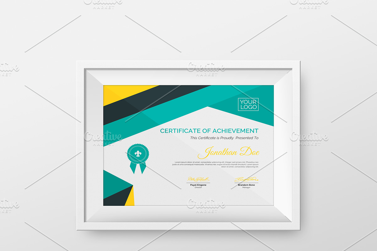 Certificate Template, a Stationery Template by Cristal Pioneer (Photo 2 of 3)