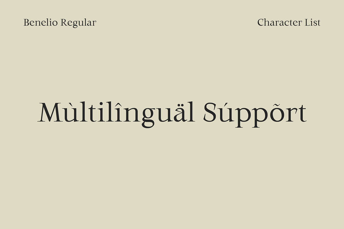 Benelio - Sharp Serif, a Serif Font by Makaryo Collective (Photo 11 of 11)