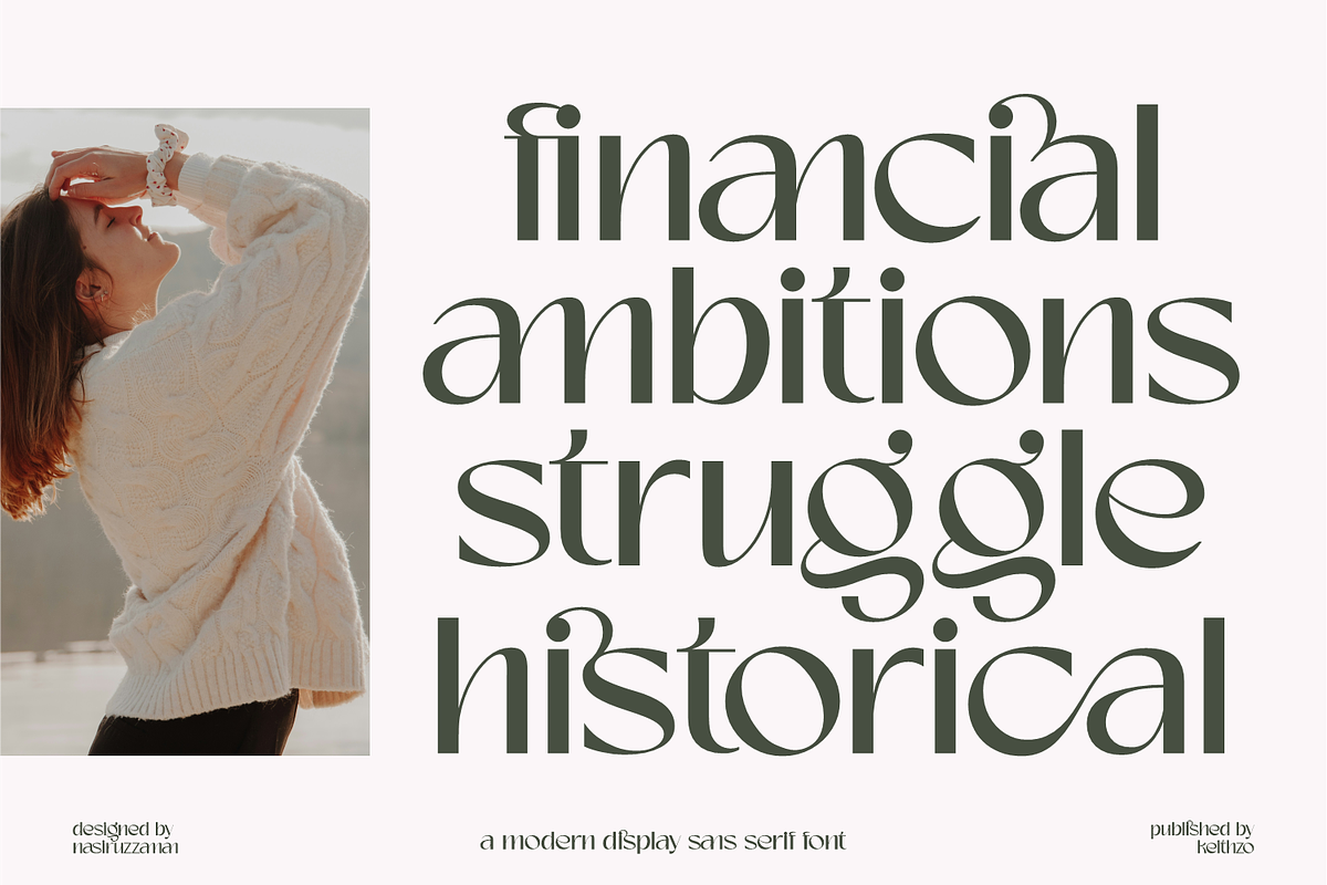 Garnetta - Stylish Sans Serif, a Sans Serif Font by Keithzo (Photo 3 of 11)
